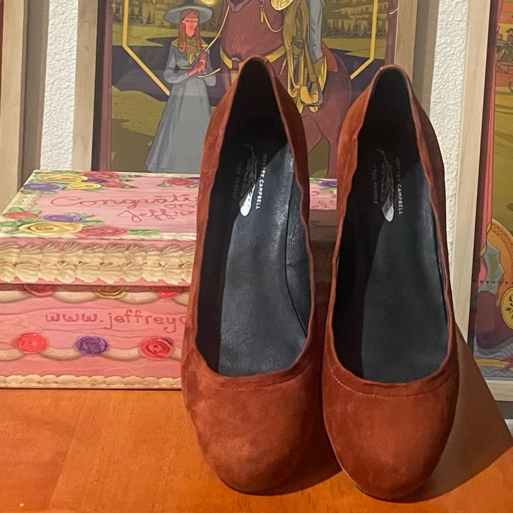 Jeffrey Campbell suede heels size 9